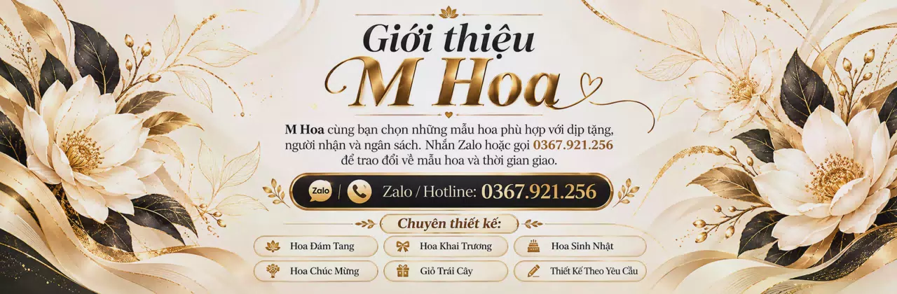Ảnh bìa Shop hoa tươi Xã Trường Giang Quảng Ngãi - Hoa tươi cho từng lời chúc